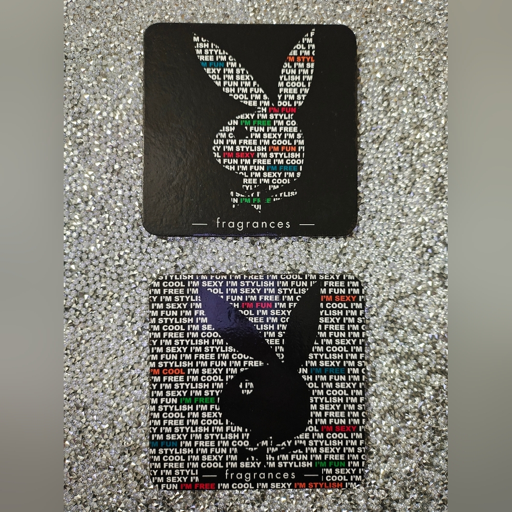 Vintage Playboy Fragrances Coasters Set Of 8 - Picture 3 of 3